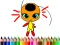 Spel Back To School: Dotted Girl Coloring aanlyn
