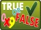 Spel True or False aanlyn