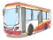 Spel Cartoon Bus Slide aanlyn
