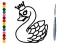 Spel Back To School: Swan Coloring Book aanlyn