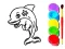 Spel Dolphin Coloring Book aanlyn