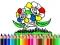 Spel Back to School: Flowers Coloring aanlyn