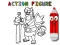 Spel Back To School: Action Figure Coloring aanlyn