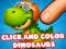 Spel Click And Colors Dinosaurs aanlyn