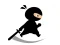 Spel Ninja Run aanlyn