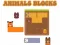 Spel Animals Blocks aanlyn
