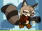 Spel Raccoon adventure game aanlyn