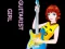 Spel Guitarist Girl aanlyn