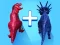 Spel Dinosaur Monster Fight aanlyn