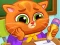 Spel Lovely Virtual Cat At School aanlyn