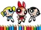Spel PowerPuff Girls Coloring Book aanlyn