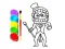 Spel Digital Circus Click and Paint aanlyn