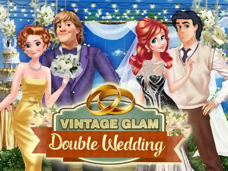 Spel Vintage Glam: Double Wedding aanlyn