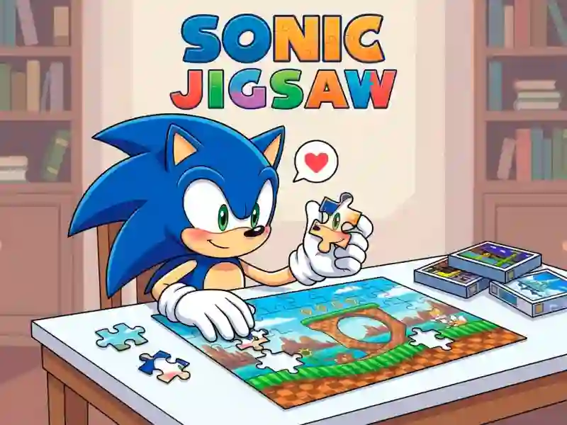 Spel Sonic Jigsaw aanlyn