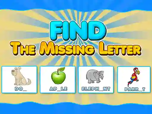Spel Find The Missing Letter aanlyn