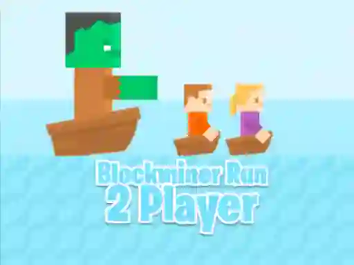 Spel Blockminer Run  2 player aanlyn
