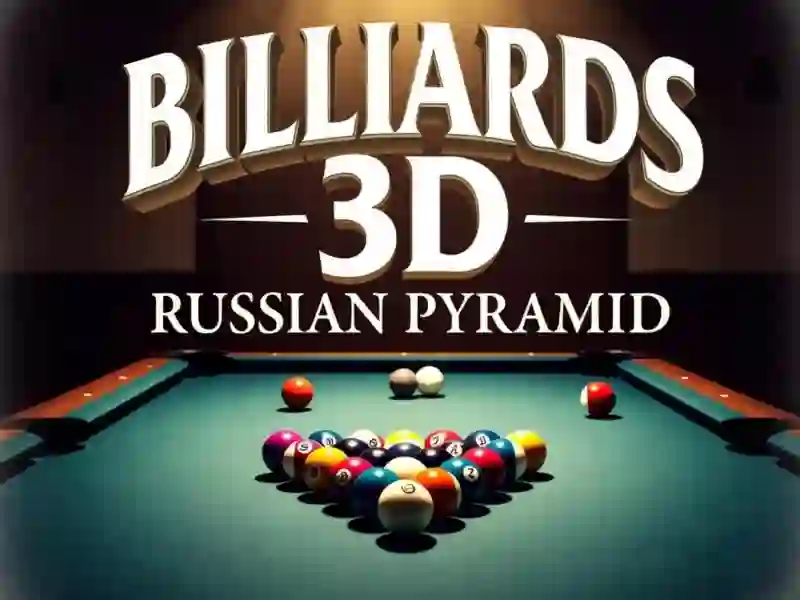 Spel Billiards 3D Russian Pyramid aanlyn