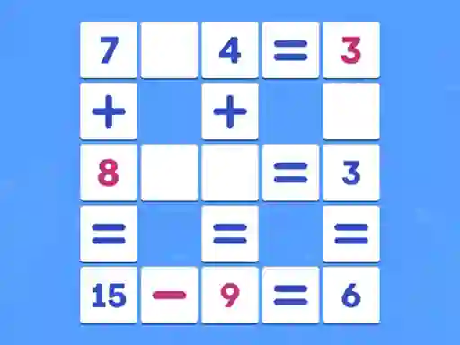 Spel Mathematical Crossword aanlyn