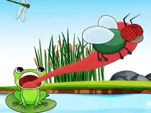 Spel Hungry Frog aanlyn