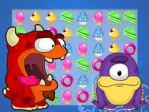 Spel Candy Monster Match 3 aanlyn