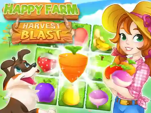 Spel Happy Farm Harvest Blast aanlyn