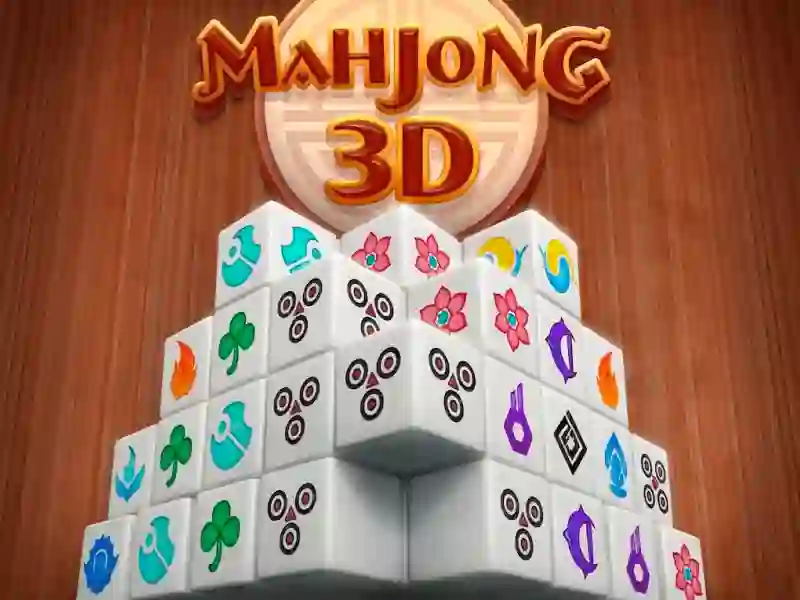 Spel Mahjong 3D aanlyn