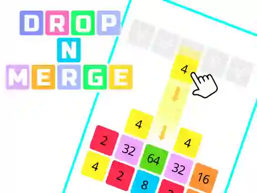 Spel Drop N Merge Blocks aanlyn