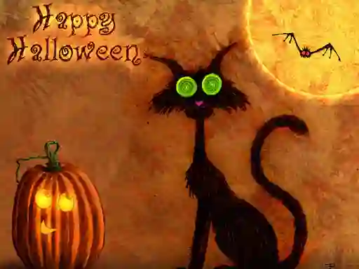 Spel Happy Halloween 2020 Puzzle aanlyn