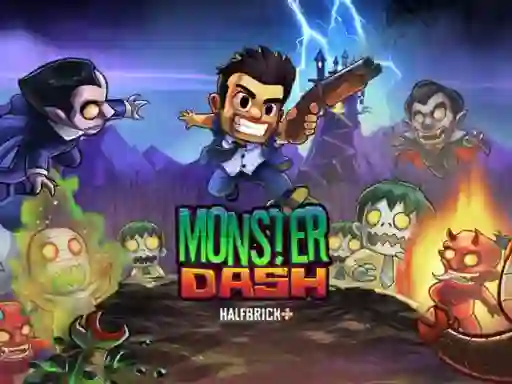 Spel Monster Dash aanlyn
