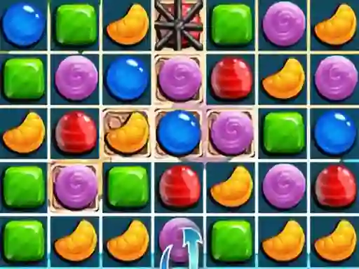 Spel Sweet Candy Match 3 aanlyn