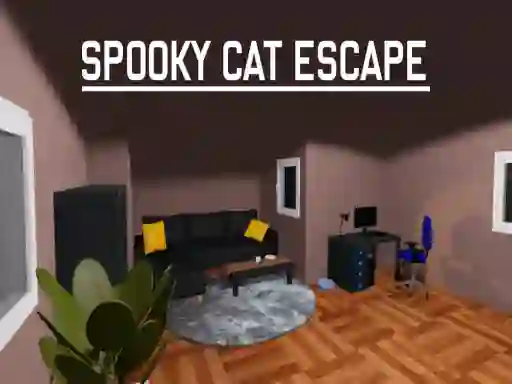 Spel Spooky Cat Escape aanlyn