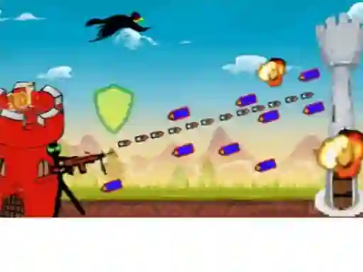 Spel Castle Blaster 2D! aanlyn