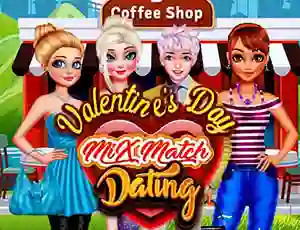 Spel Valentines Day Mix Match Dating aanlyn