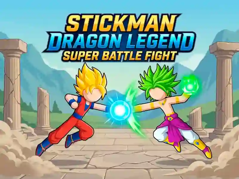 Spel Stickman Dragon Legend Super Battle Fight aanlyn
