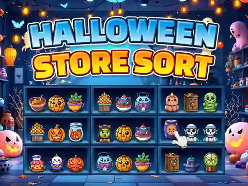 Spel Halloween Store Sort aanlyn