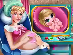 Spel Cinderella Pregnant Check-Up aanlyn