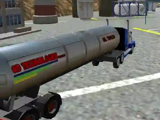 Spel Oil Tanker Truck Drive aanlyn