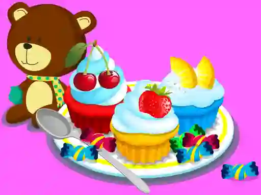 Spel Cooking Colorful Cupcakes aanlyn