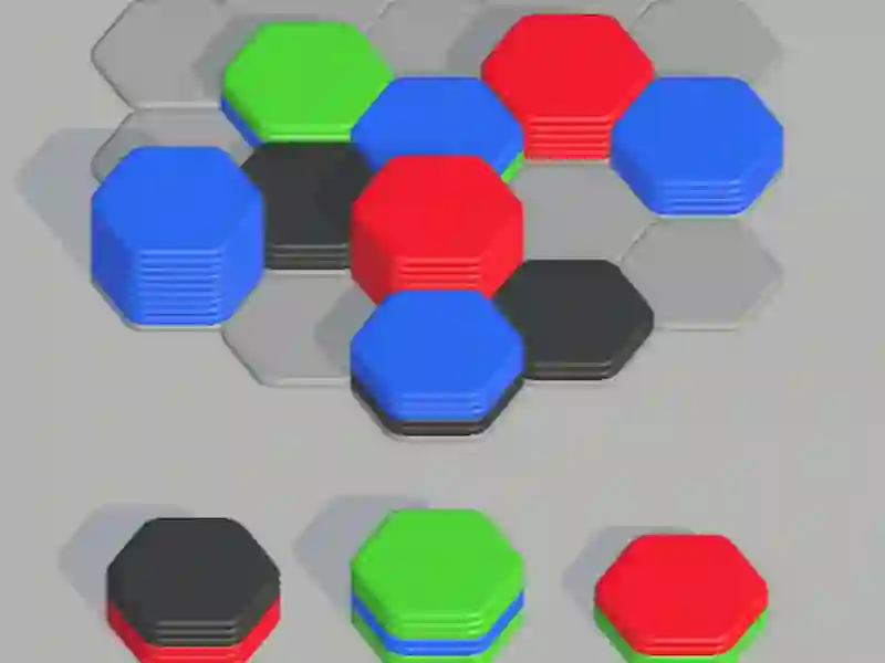 Spel Hexa Sort aanlyn