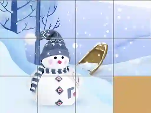 Spel Christmas Slide Puzzle aanlyn