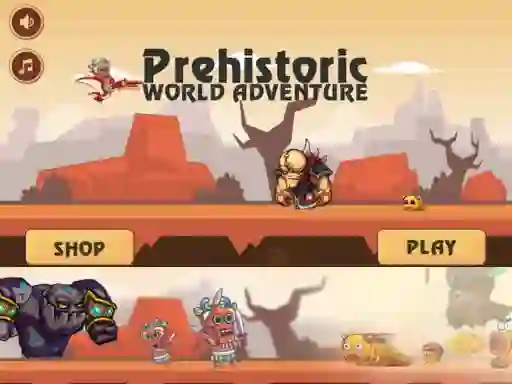 Spel Prehistoric World Adventure aanlyn