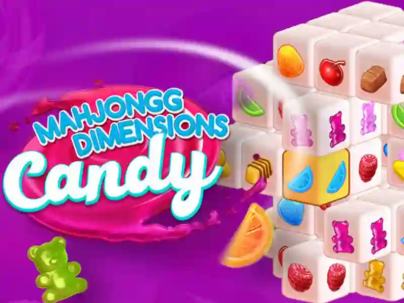 Spel Candy 3D Mahjong aanlyn
