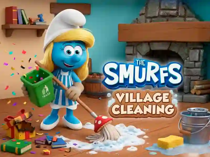 Spel The Smurfs Village Cleaning aanlyn