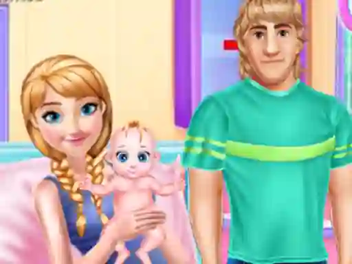 Spel Pregnant Anna and Baby Care aanlyn