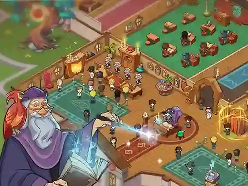 Spel Wizard School aanlyn
