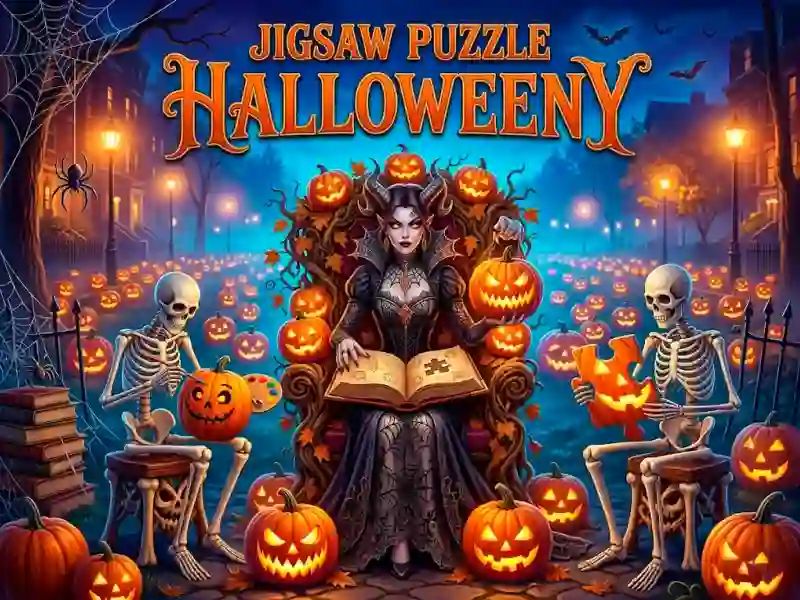 Spel Jigsaw Puzzle Halloweeny aanlyn