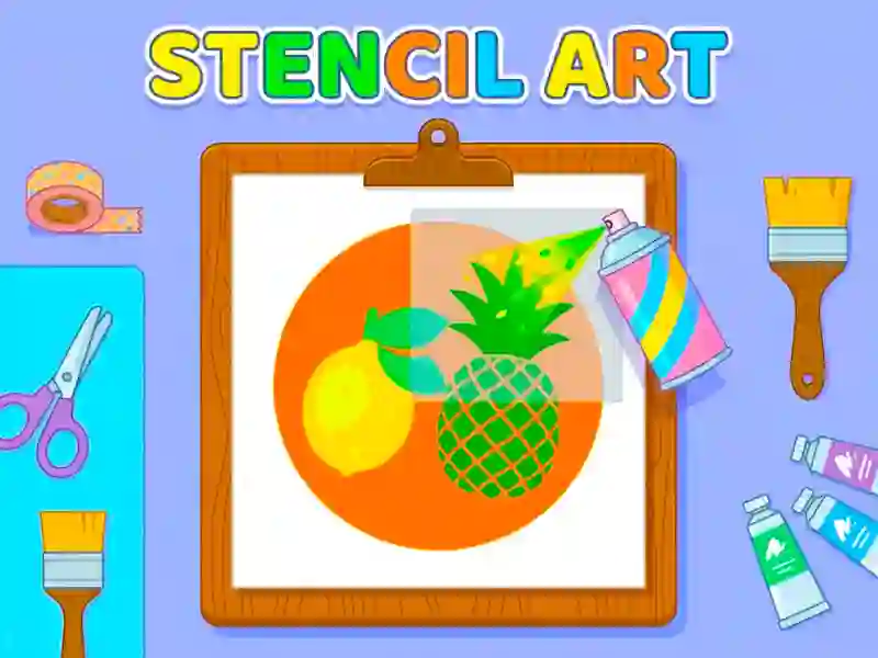 Spel Stencil Art aanlyn