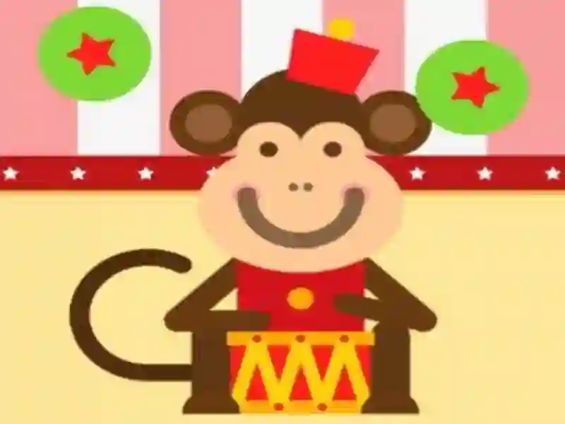 Spel Monkey Drums aanlyn