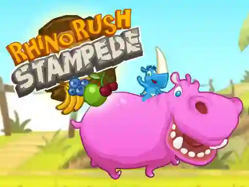 Spel Rhino Rush Stampede aanlyn