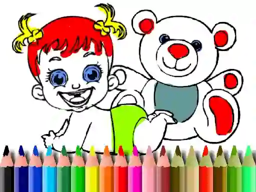 Spel Back To School: Baby Doll Coloring aanlyn